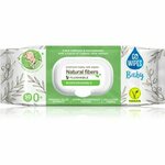 GoWipes Baby Natural Fibers dječje nježne vlažne maramice za osjetljivu kožu 0+ 50 kom