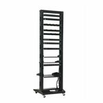 NaviaTec 19" 2 Post Open Frame Rack, 29U Black NVT-ORACK29U-606 NVT-ORACK29U-606