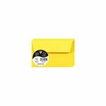 Clairefontaine kuverte Pollen 90x140mm 120gr intensive yellow 1/20