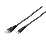 OPREMA OSTALO VIVANCO KABEL VIVANCO 61693, Type-C, Long Life, pleteni, 2.5m, crni