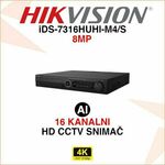 HIKVISION 16 KANALNI 4K ACUSENSE VIDEO SNIMAČ iDS-7316HUHI-M4/S