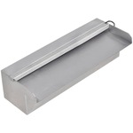 Pravokutna fontana za bazen s LED svjetlom nehrđajući čelik 30 cm