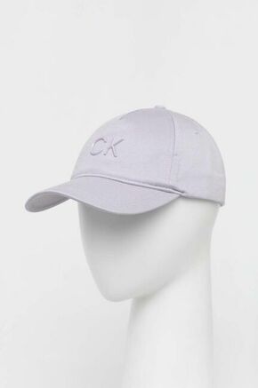Kapa sa šiltom Calvin Klein boja: ljubičasta