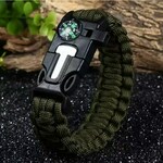 Paracord narukvica sa kompasom