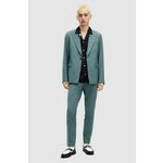 Vuneni sako AllSaints MOAD BLAZER boja: tirkizna, MJ553Z