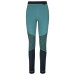 Women's merino wool thermal pants Kilpi JANNA-W dark green crna, plava, tirkiz