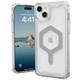 Urban Armor Gear Plyo MagSafe stražnji poklopac za mobilni telefon Apple iPhone 15 Plus led, prozirna, srebrna