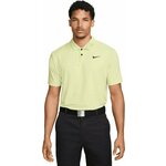 Nike Dri-Fit Tour Heather Mens Polo Light Lemon Twist/Black S