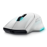 Dell Alienware AW620M gaming miš, optički, bežični, 26000 dpi, 50G, 1ms, 1000 Hz, bijeli/crni