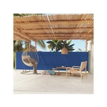 vidaXL Uvlačiva bočna tenda za terasu 140 x 600 cm plava