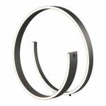 Crna LED stolna lampa s metalnim sjenilom (visina 45 cm) Cinardi – CINQUE