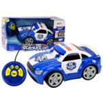 Auto na daljinsko upravljanje Cartoon Police - plavi