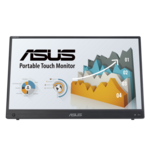 Asus ZenScreen MB16AHT monitor, IPS, 15.6", 16:9, 1920x1080, 60Hz, USB-C, HDMI, Display port, USB, Touchscreen