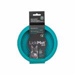 Dog Feeder Lickimat Turquoise Rubber