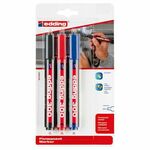 MARKER PERMANENTNI 1,5-3MM OKRUGLI VRH EDDING 300/3BOJE BLISTER 2 PLUS 1 GRATIS