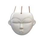 Bijela viseća tegla PT LIVING Mask, visina 15,2 cm