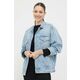 Traper <em>jakna</em> <em>Pepe</em> <em>Jeans</em> Alice za žene, za prijelazno razdoblje, oversize - plava. <em>Jakna</em> iz kolekcije <em>Pepe</em> <em>Jeans</em>. Bez termo podstave model izrađen od trapera. Čvrsti materijal, koji zadržava svoj oblik.