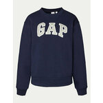 Gap Majica dugih rukava 554936-12 Tamnoplava Regular Fit