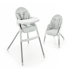 Kinderkraft hranilica Dinnly 2u1, siva
