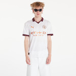 Majica PUMA Manchester City FC 23/24 Away Replica Jersey T-Shirt White/ Aubergine L