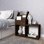 vidaXL Stalak za dječje časopise boja hrasta 71x30x78,5 cm od iverice