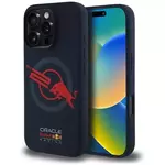 RED BULL iPhone 16 Pro maska kompatibilna s MagSafe (Silicon ORBR20 Logo Red Lining) navy plava