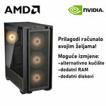 ADM stolno računalo Gaming High Range G265 Amd Ryzen 5 7600x3d, 32GB RAM, 1TB SSD, nVidia RTX 5080, Windows 11