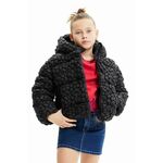 Desigual Prijelazna jakna 23WGEW04 Crna Regular Fit