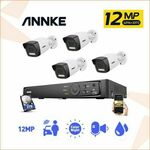 ANNKE 12MP IP POE SET ZA VIDEO NADZOR SA 4 KAMERE ANNKE 4 SET12MP