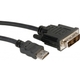Roline DVI-M-HDMI kabel, 2m