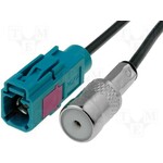 Adapter 4CARMEDIA, antenski za auto radio ISO (Ž) na antenski za auto radio FAKRA (Ž), 23cm, polybag