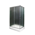 Tuš kabina AQUAART FROST pravokutna s kadom 80x120x205 cm