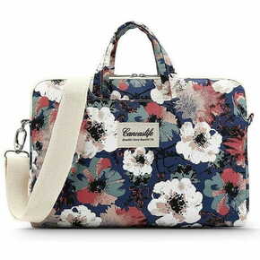 Canvaslife Briefcase Bag 13-14 inch Blue Camellia