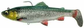 Savage Gear 4D Trout Rattle Shad Green Silver 12