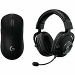 LOGITECH G PRO X Wireless LIGHTSPEED Gaming Mouse and headset - BLACK - 2.4GHZ/BT - EMEA29-953 991-000537 991-000537