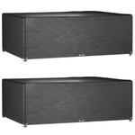 vidaXL Navlake za vrtni namještaj 2 kom 270 x 180 x 90 cm pravokutne