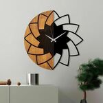 Ukrasni drveni zidni sat, Wooden Clock - 80