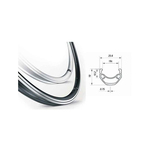 Obruč 28" Mach1 Er-10 Silver 36-Rupa