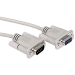 Roline serijski kabel DB9 M/F, 6.0m, sivi