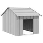 Kućica za pse s krovom 83x130x85 cm pocinčani čelik