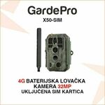 GardePro X50 LOVAČKA BATERIJSKA 4G KAMERA SA UKLJUČENOM SIM KARTICOM