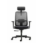 Ergonomska uredska stolica ERGOVISION Ergo Basic, crna ERGO BASIC 02