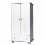 Drewex garderobni ormar Zvjezdice silver/white