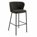 Crne barske stolice u setu 2 kom (visine sjedala 75 cm) Ciselia – Kave Home