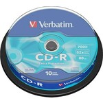 CD-R Verbatim 700 MB, 10/1