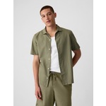 GAP Linen shirt standard - Men's kaki
