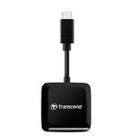 Čitač memorijskih kartica TRANSCEND RDC3, USB 3.2 Gen1 Type-C, SD/microSD, crni