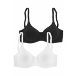 PETITE FLEUR Grudnjak za dojenje crna / bijela 3414848