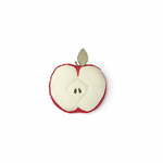 Pamučan dječji jastuk ø 30 cm Apple – Lorena Canals