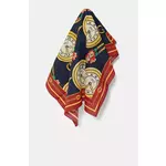 Pamučni šal Drôle de Monsieur Le Foulard Gousset za muškarce, boja: crvena, s uzorkom, G-BA012-CO128-NY